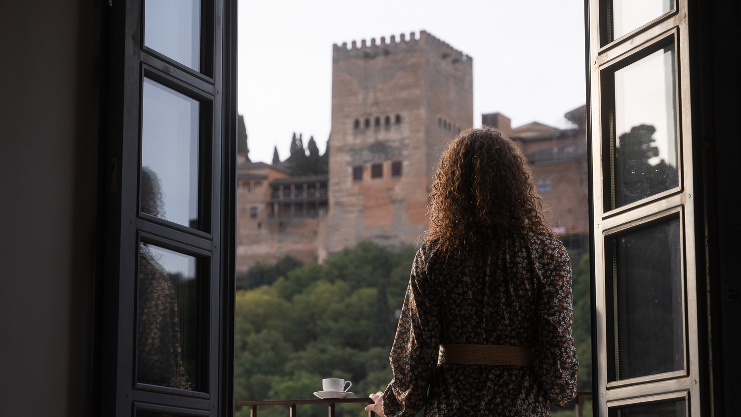 Remedios contemplando el paisaje